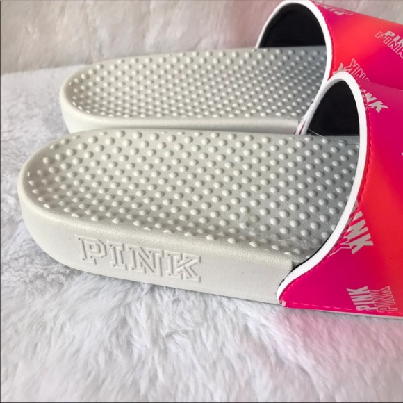 SALE‼️ S M L VICTORIA SECRET PINK SLIDES - Picture 5 of 7